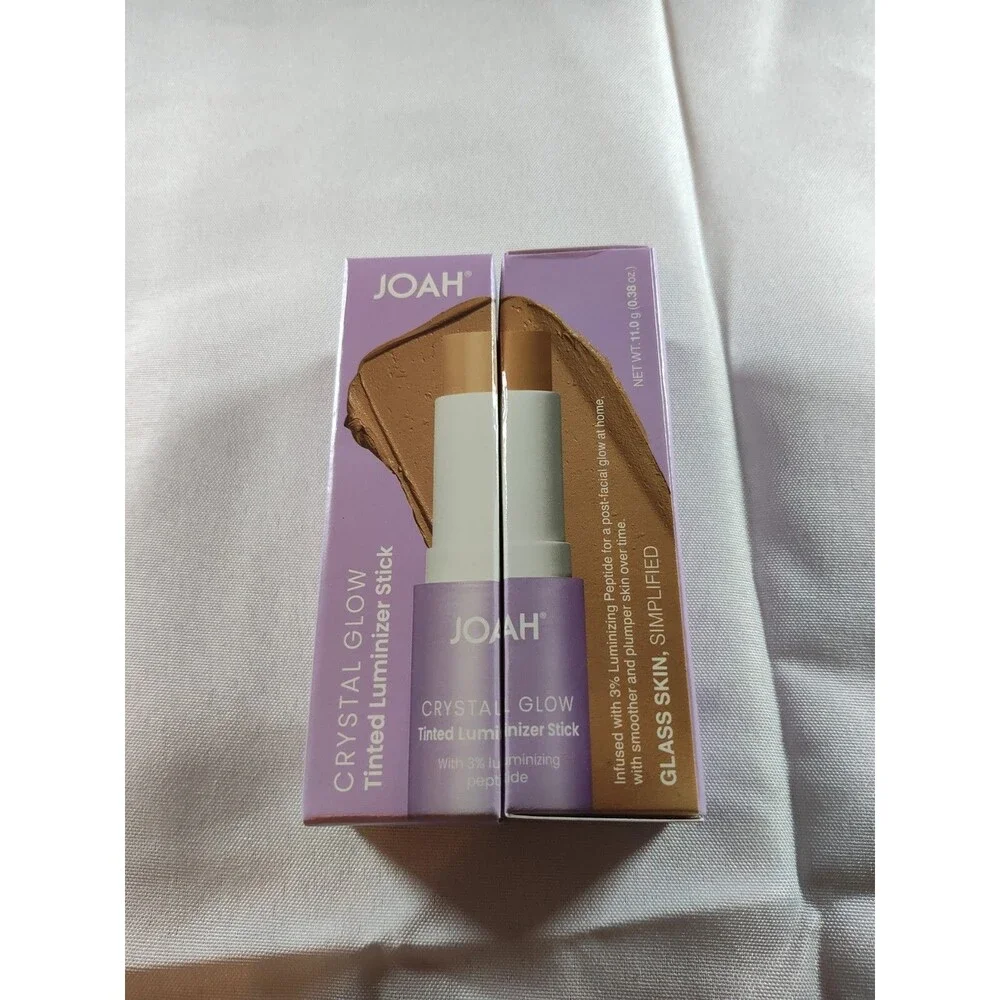2 PK Joah Crystal Glow Tinted Luminizer Stick Light Medium Warm Undertones MW020